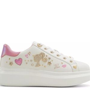 Barbie Spec Sneakers 🤍🩷White and Pink